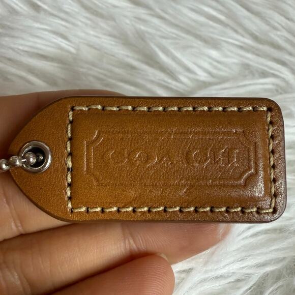 2" COACH y2k Fob Bag Charm Hang tag Hangtag - Picture 1 of 2